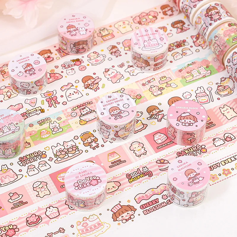 25m/30mm*5m Kawaii Cartoon Decoration Tape Paper Washi Masking Tape Creative Scrapbooking Stationary School Supplies 1pc
25m/30mm*5m Kawaii Cartoon Decoration Tape Paper Washi Masking Tape Creative Scrapbooking Stationary School Supplies 1pc