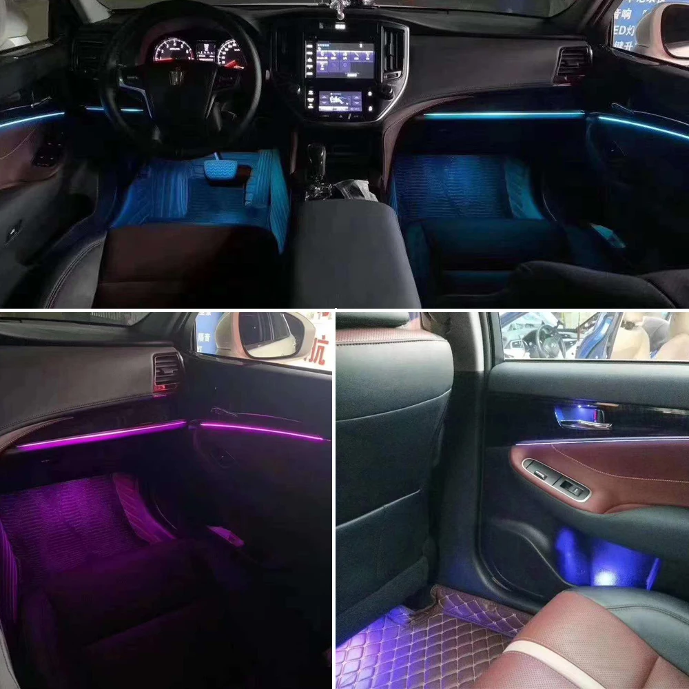 Special ambient light.update car interior tasty.available for TOYOTA Crown 2015-2018 button controlled insert installation
Special ambient light.update car interior tasty.available for TOYOTA Crown 2015-2018 button controlled insert installation