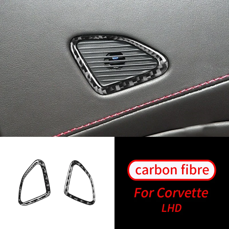 For Chevrolet Corvette C7 2014-2019 2PCS Real Carbon Fiber Dashboard Demist Air Outlet Trim Car Interior Accessories
For Chevrolet Corvette C7 2014-2019 2PCS Real Carbon Fiber Dashboard Demist Air Outlet Trim Car Interior Accessories
