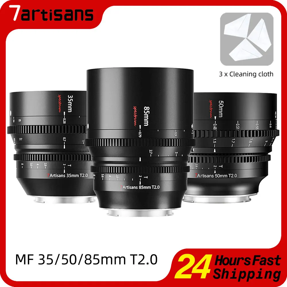7artisans 35 мм 50 мм 85 мм T2.0 Cine объектив с полной рамкой Большая диафрагма для Sony E Sigma Panasonic Leica L Nikon Z Canon EOS-R Camera
7artisans 35 мм 50 мм 85 мм T2.0 Cine объектив с полной рамкой Большая диафрагма для Sony E Sigma Panasonic Leica L Nikon Z Canon EOS-R Camera
