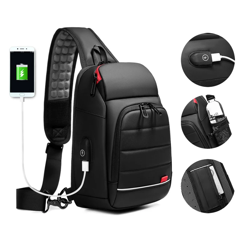 Crossten Multifunction Men Chest Bag 9.7"USB Backpack Charging Messenger Handbags Crossbody Shoulder Male Bags сумка мужская
Crossten Multifunction Men Chest Bag 9.7"USB Backpack Charging Messenger Handbags Crossbody Shoulder Male Bags сумка мужская
