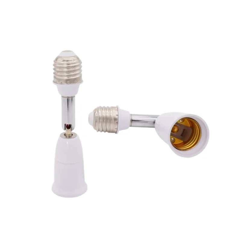 Universal E27 to E27 Lengthened Lamp Base 180 degree Rotation Tube LED Light Bulb Extension Lamp Holder Head Conversion Socket
Universal E27 to E27 Lengthened Lamp Base 180 degree Rotation Tube LED Light Bulb Extension Lamp Holder Head Conversion Socket
