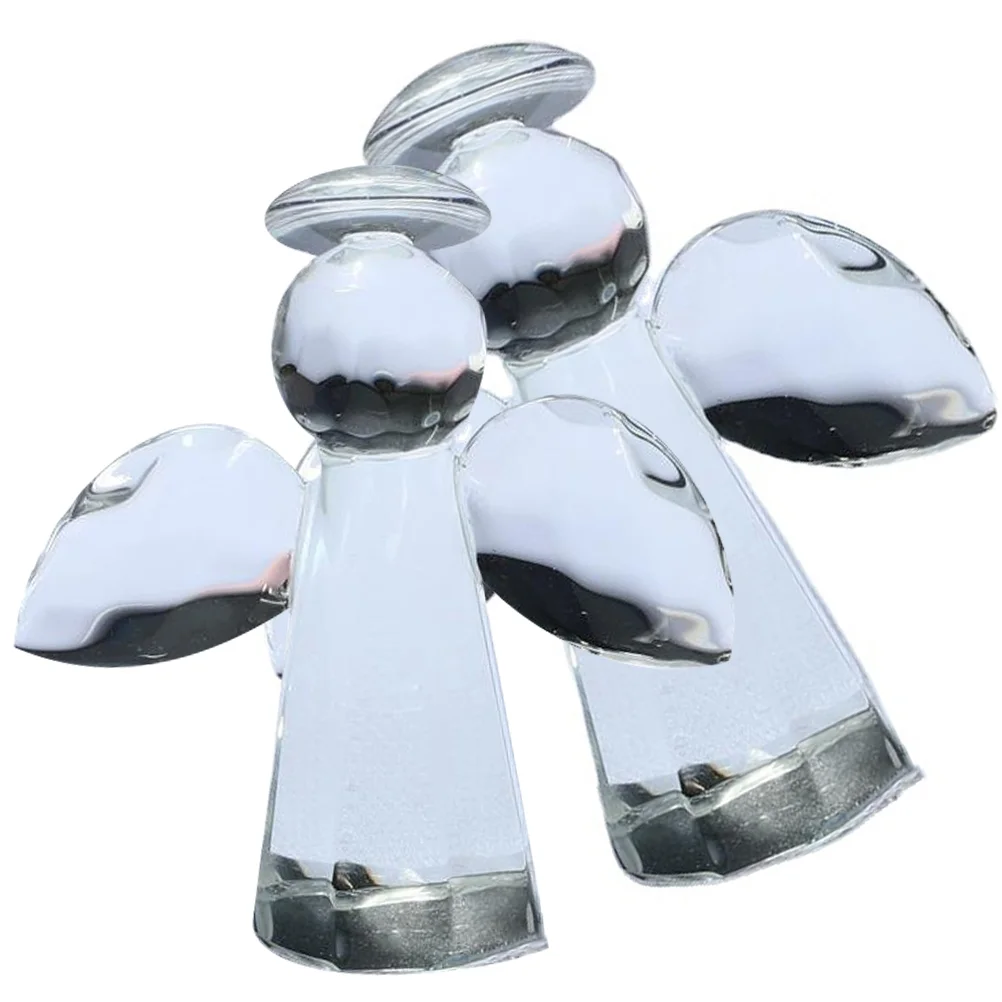 2Pcs Creative Clear Angel Ornaments Glass Angel Sculptures Office Angel Decorations
2Pcs Creative Clear Angel Ornaments Glass Angel Sculptures Office Angel Decorations