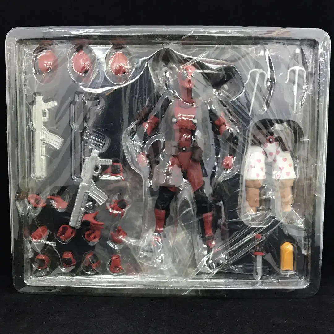 16.5cm Deadpool joint Movable Anime Action Figure PVC toys Doll Collection figures for friends gifts
16.5cm Deadpool joint Movable Anime Action Figure PVC toys Doll Collection figures for friends gifts
