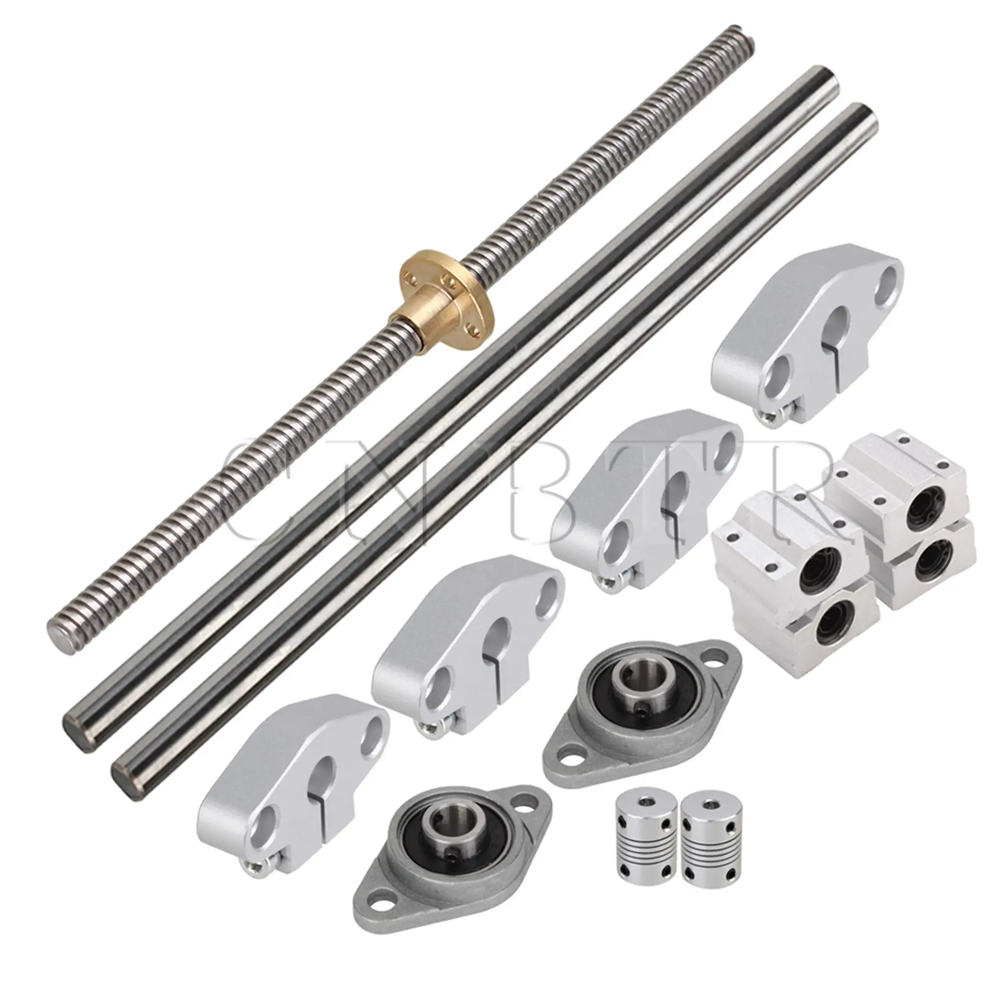 CNBTR Dual Rail Screw Rod Set Linear Slide Block Shaft Coupling for 3D Printer
CNBTR Dual Rail Screw Rod Set Linear Slide Block Shaft Coupling for 3D Printer