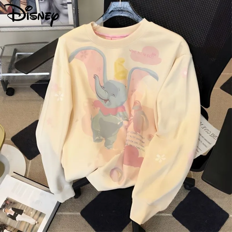 Новые Мультяшные толстовки большого размера Disney Дамбо Y2k милые пуловеры в стиле преппи Осенняя свободная повседневная одежда женские модные топы
Новые Мультяшные толстовки большого размера Disney Дамбо Y2k милые пуловеры в стиле преппи Осенняя свободная повседневная одежда женские модные топы