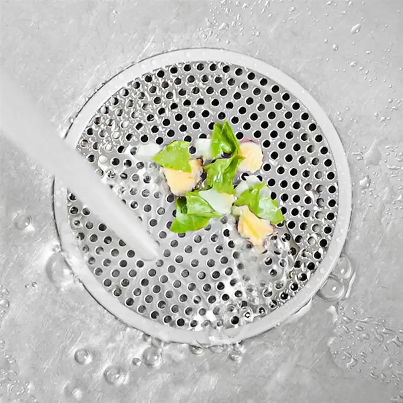 1Pc Floor Drain Cover Hair Catcher Stainless Steel Drain Cover Floor Strainer Waste Plug Filter Kitchen Gadget
1Pc Floor Drain Cover Hair Catcher Stainless Steel Drain Cover Floor Strainer Waste Plug Filter Kitchen Gadget
