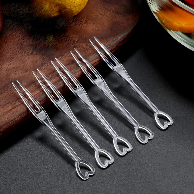 Fruit fork household small fork plastic fruit stick transparent independent packaging creative love fork
Fruit fork household small fork plastic fruit stick transparent independent packaging creative love fork