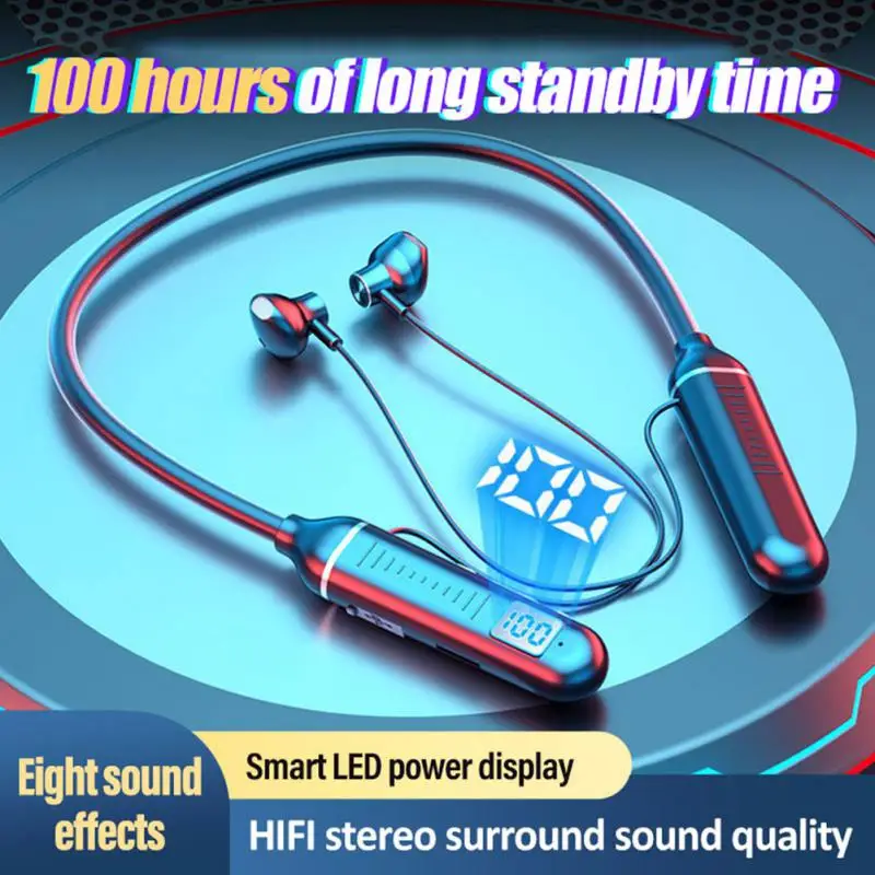 Sport Headset Magnetic Long Standby Wireless Earphone Noise Cancelling Ipx3 Waterproof Tws Earbuds Neck-mounted Headphones
Sport Headset Magnetic Long Standby Wireless Earphone Noise Cancelling Ipx3 Waterproof Tws Earbuds Neck-mounted Headphones