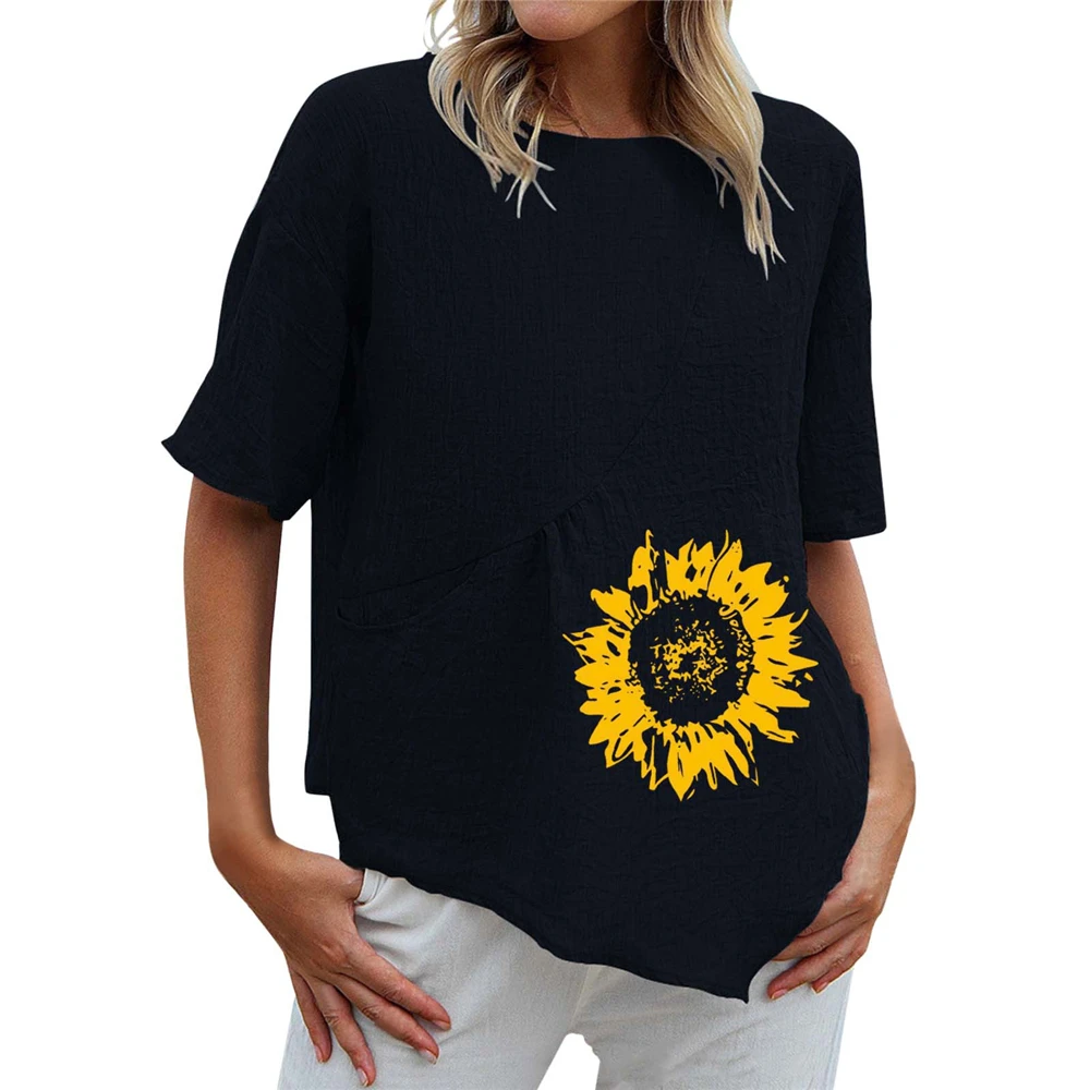 Women Tshirts Sunflower Summer Fashion Womens Clothing Short Sleeve Print T-Shirt Tops Ladies Crew Neck Casual Tee Womens Tops
Women Tshirts Sunflower Summer Fashion Womens Clothing Short Sleeve Print T-Shirt Tops Ladies Crew Neck Casual Tee Womens Tops