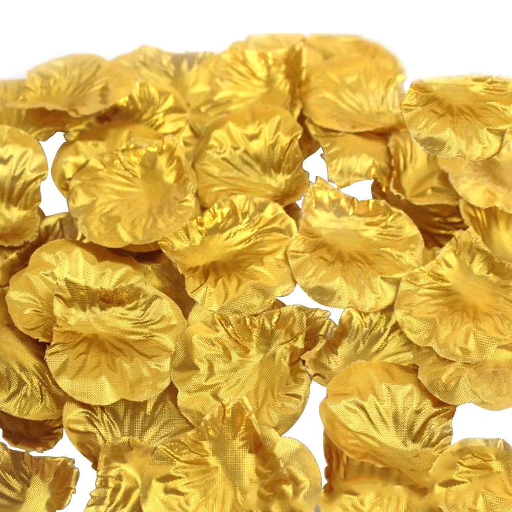 1000pcs Fabric Golden Rose Petals Artificial Rose Flowers Rose Petals for Valentine Day Wedding Party Flower Decoration
1000pcs Fabric Golden Rose Petals Artificial Rose Flowers Rose Petals for Valentine Day Wedding Party Flower Decoration