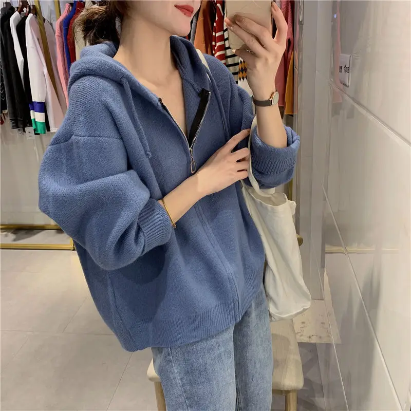 2022 Solid Women Sweatshirt Hoodies Zipper Autumn Spring New Fashion Casual Hooded Sweatshirt Long Sleeve Coat Pullovers T641
2022 Solid Women Sweatshirt Hoodies Zipper Autumn Spring New Fashion Casual Hooded Sweatshirt Long Sleeve Coat Pullovers T641