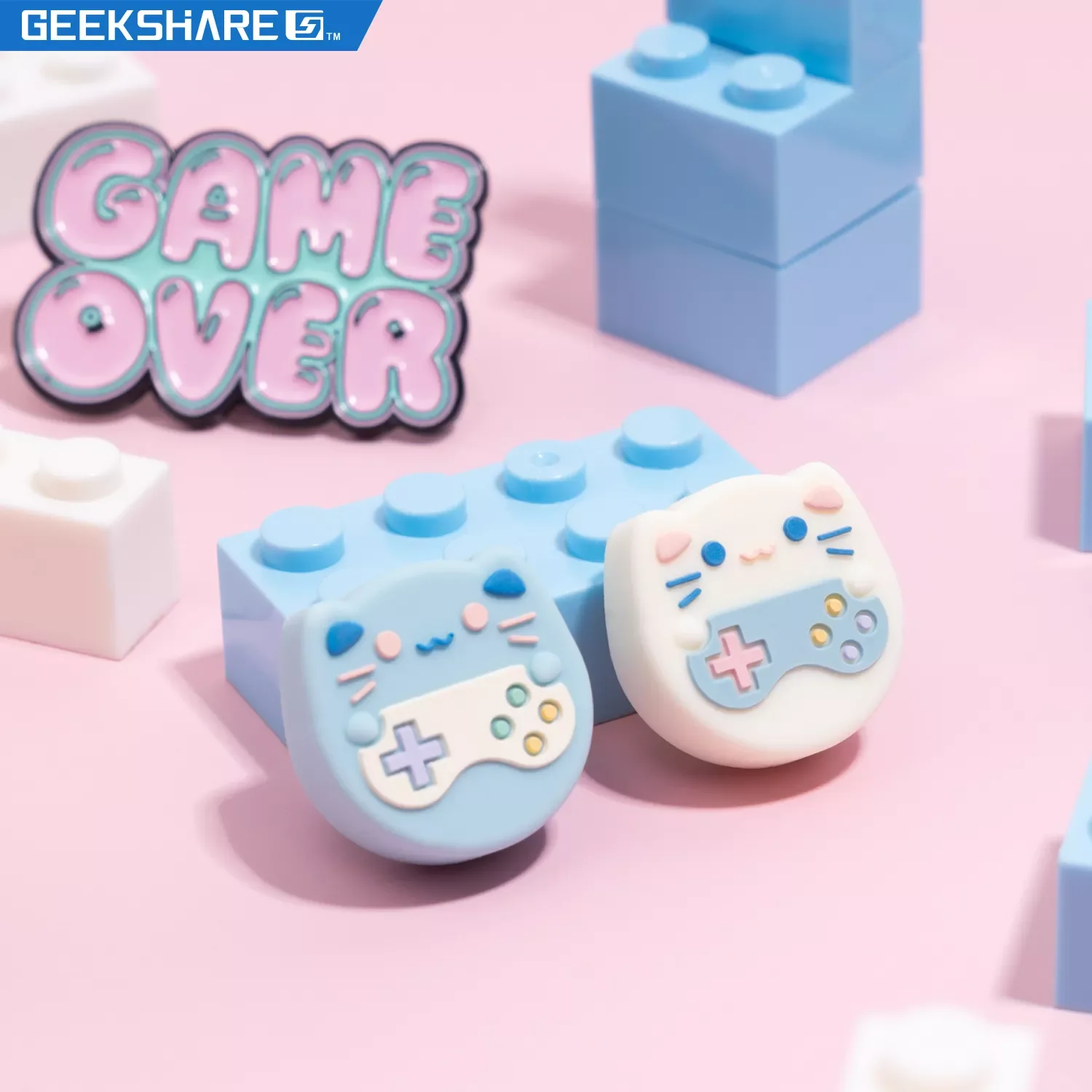 GeekShare Game Cat Nintendo Switch Joy-con Thumb Stick Grip Caps For Switch Controller Cover NS OLED Joystick Cover For NS Lite
GeekShare Game Cat Nintendo Switch Joy-con Thumb Stick Grip Caps For Switch Controller Cover NS OLED Joystick Cover For NS Lite