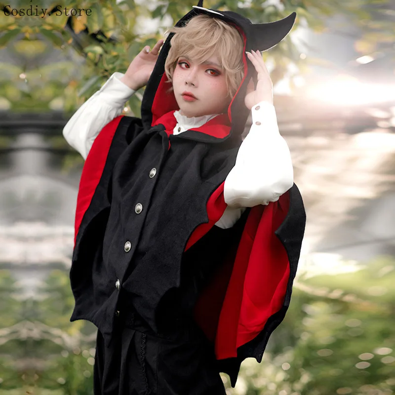Hoodie Cloak Coat Winter Children Halloween Gothic Punk Black Devil Bat Wing Demon Costume Lolita Hood Girls Cosplay Cloak
Hoodie Cloak Coat Winter Children Halloween Gothic Punk Black Devil Bat Wing Demon Costume Lolita Hood Girls Cosplay Cloak