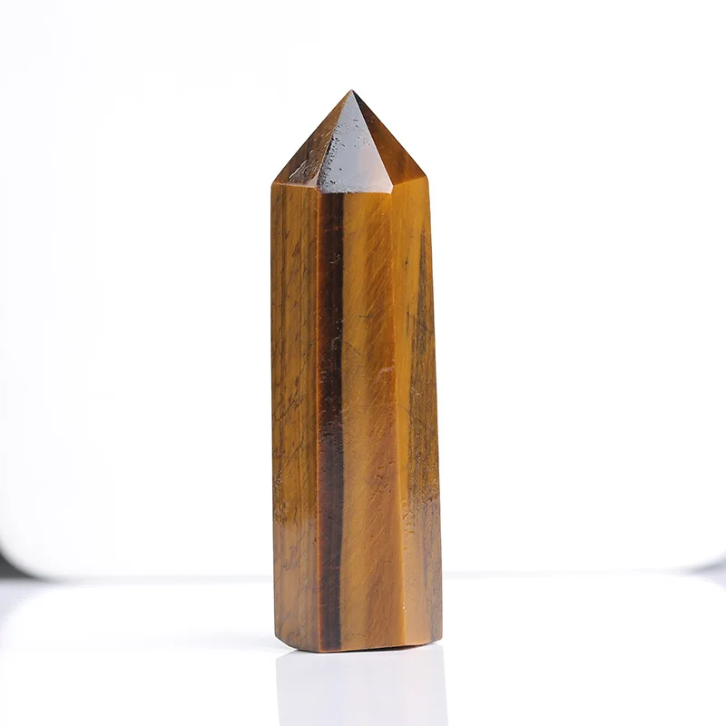Natural Tiger Eye Stone Crystal Column Single Pointed Column Six Prism Stone Grinding Crystal Handicraft Articles
Natural Tiger Eye Stone Crystal Column Single Pointed Column Six Prism Stone Grinding Crystal Handicraft Articles