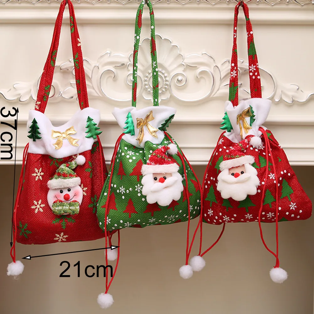 2022 Christmas Navidad Santa Claus Strings Drawstring Xmas Gift Bags Fabric Sock Gift Bags Home New Year Decoration
2022 Christmas Navidad Santa Claus Strings Drawstring Xmas Gift Bags Fabric Sock Gift Bags Home New Year Decoration