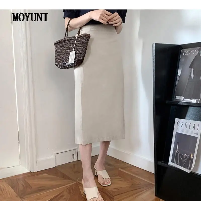 Jupe Femme Slim A Line Wrap Hip High Waist Cotton and Linen Skirts Women Midi Wild Elegant Faldas Mujer Temperament
Jupe Femme Slim A Line Wrap Hip High Waist Cotton and Linen Skirts Women Midi Wild Elegant Faldas Mujer Temperament