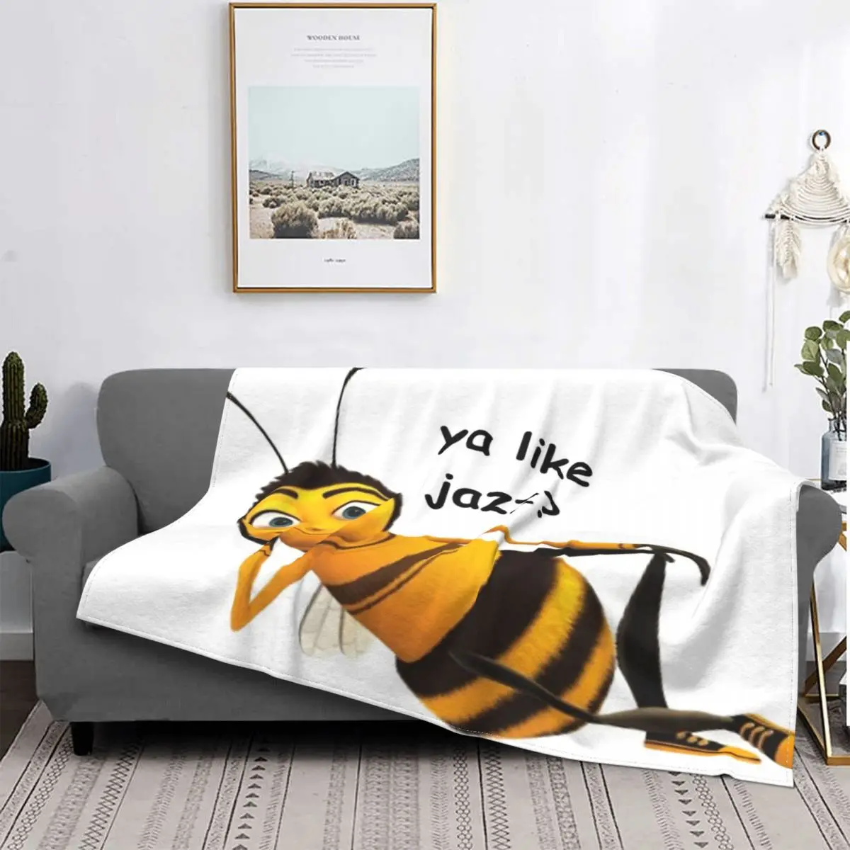 Bee movie-ya Like Jazz manta colcha cama a cuadros manta de lana Toalla de playa de lujo
Bee movie-ya Like Jazz manta colcha cama a cuadros manta de lana Toalla de playa de lujo