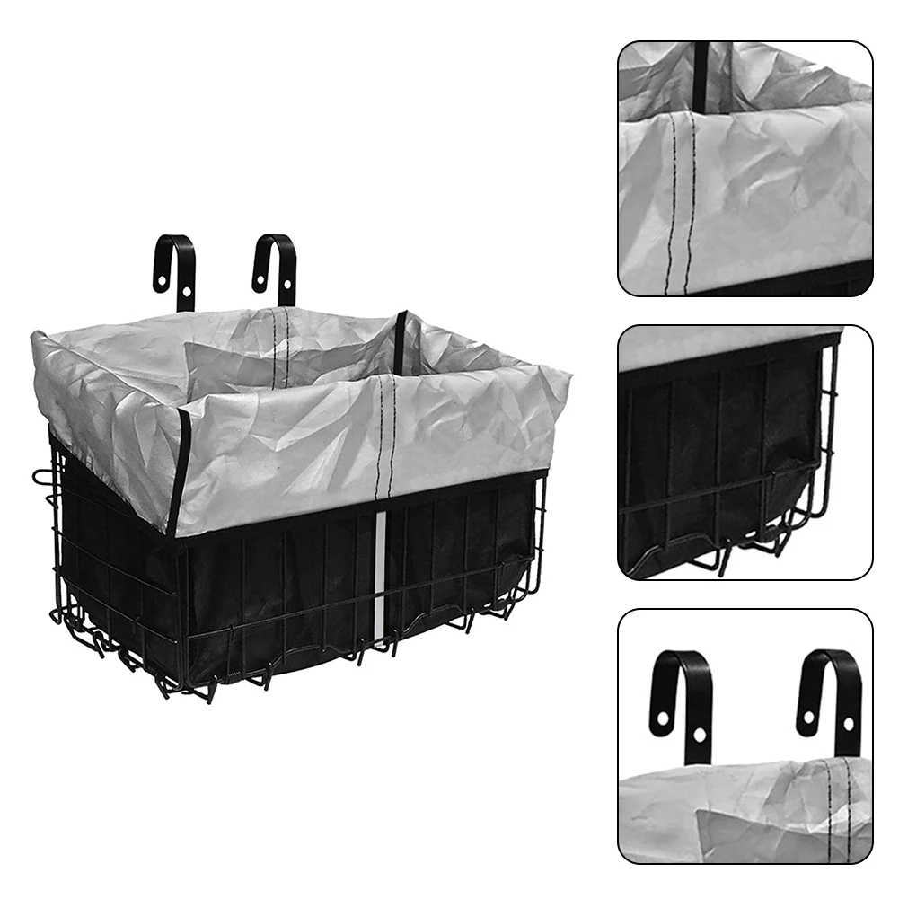 Bicycle Basket Liner Equipment Lightweight Outdoor Waterproof 210D Oxford Cloth Accessories Black Easy To Install
Bicycle Basket Liner Equipment Lightweight Outdoor Waterproof 210D Oxford Cloth Accessories Black Easy To Install