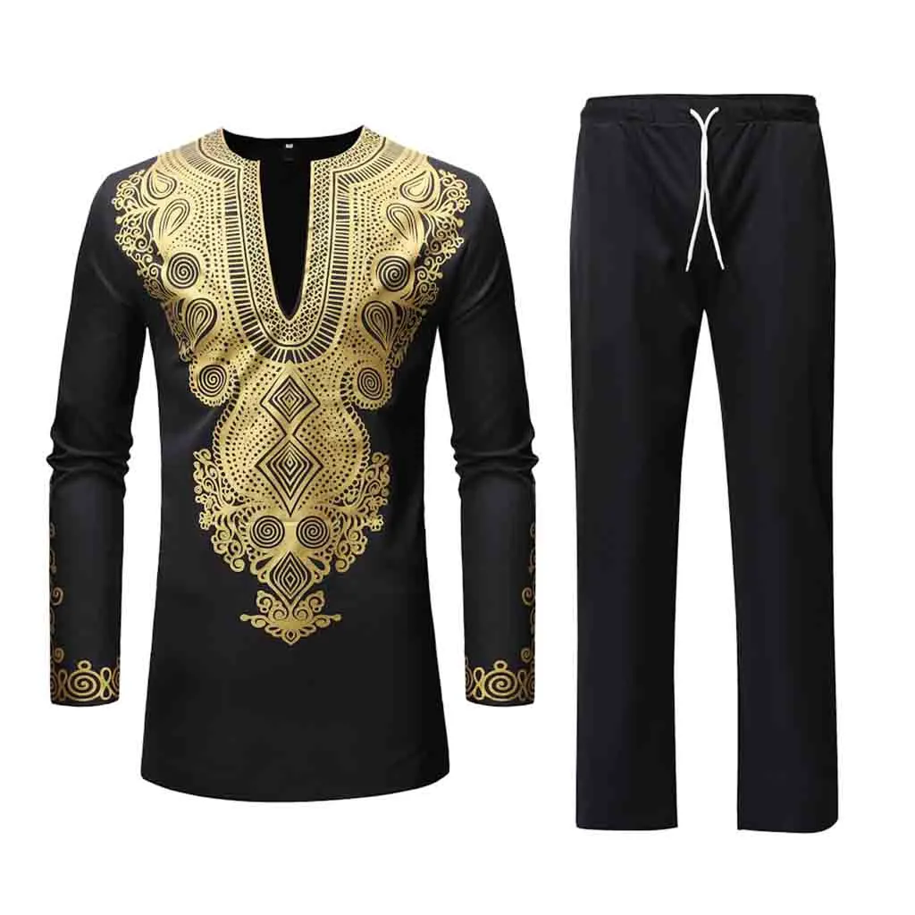 Men's Autumn Winter Luxury Print Long Sleeve Dashiki Shirt Suit Light Weight Suits for Men Big And Tall Dress Suits for Men
Men's Autumn Winter Luxury Print Long Sleeve Dashiki Shirt Suit Light Weight Suits for Men Big And Tall Dress Suits for Men
