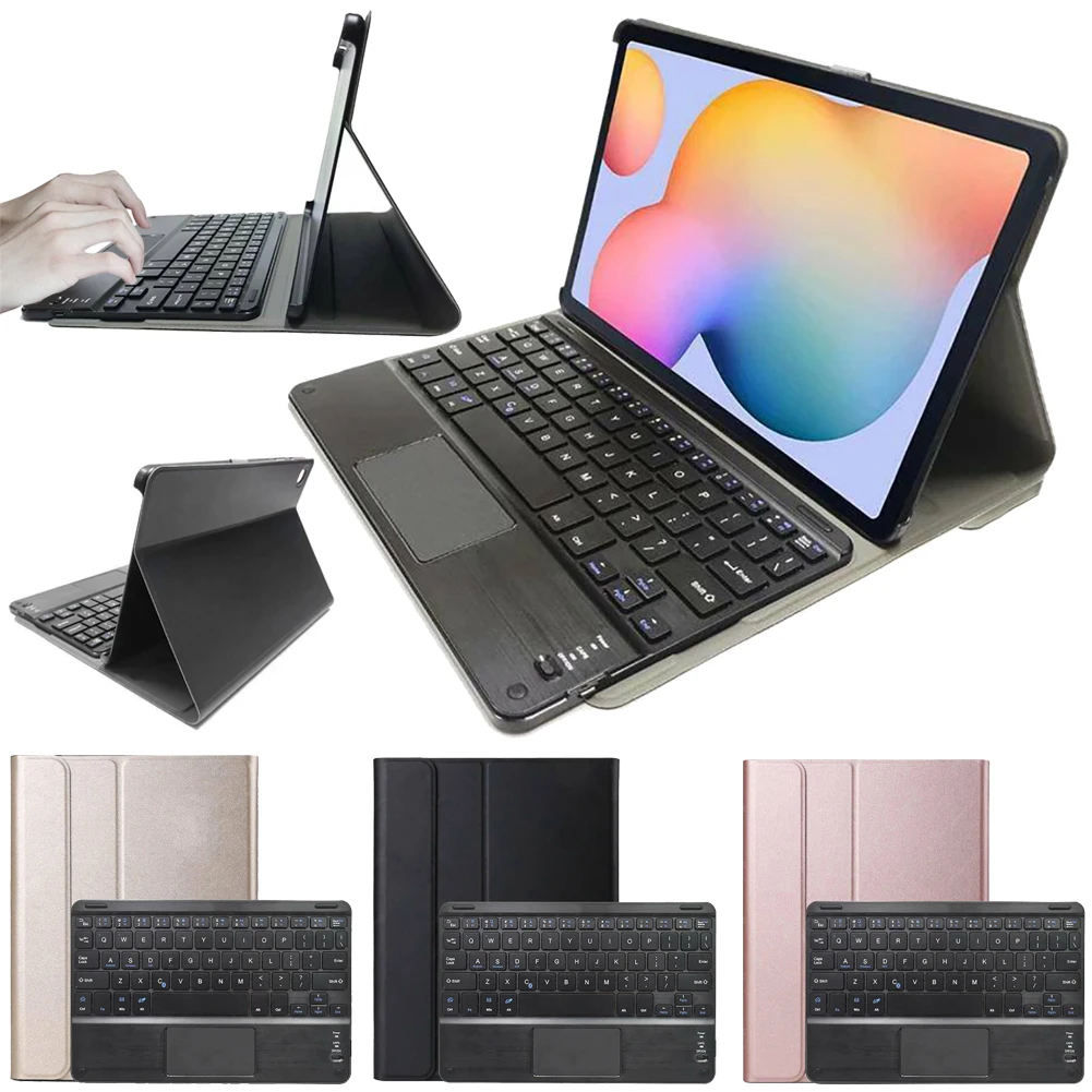 Чехол с клавиатурой для Samsung Galaxy Tab S6 Lite 10,4 P610 P615, беспроводной съемный чехол с сенсорной панелью и клавиатурой для Samsung Tab S6 Lite
Чехол с клавиатурой для Samsung Galaxy Tab S6 Lite 10,4 P610 P615, беспроводной съемный чехол с сенсорной панелью и клавиатурой для Samsung Tab S6 Lite