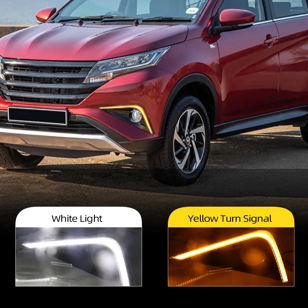 Новый! CSCSNL 2 шт. светодиодные дневные ходовые огни для Toyota Rush 2018 2019 2020