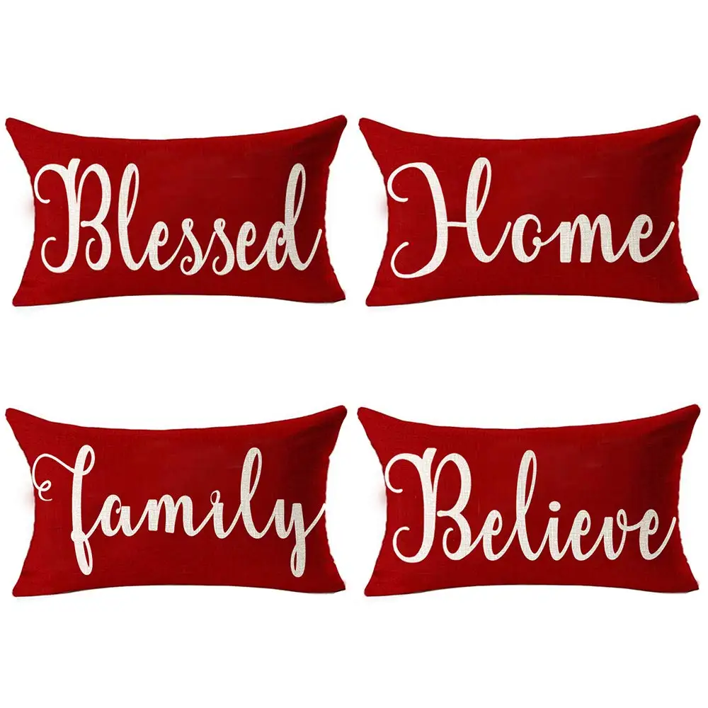 Red Blessing Home Pillowcase Living Room Sofa Cushion Cover 30*50 Home Decoration Simple Linen Waist Pillowcase 40*60
Red Blessing Home Pillowcase Living Room Sofa Cushion Cover 30*50 Home Decoration Simple Linen Waist Pillowcase 40*60