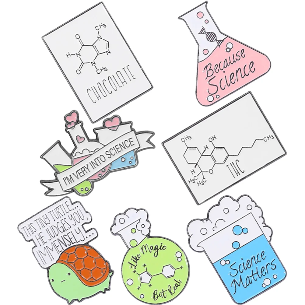 7 Pcs Science Experiment Badge Suit Brooch Hat Teachers Pin Mushroom Backpack Creative Lapel Chemistry Nurses Clothes Doctor's
7 Pcs Science Experiment Badge Suit Brooch Hat Teachers Pin Mushroom Backpack Creative Lapel Chemistry Nurses Clothes Doctor's