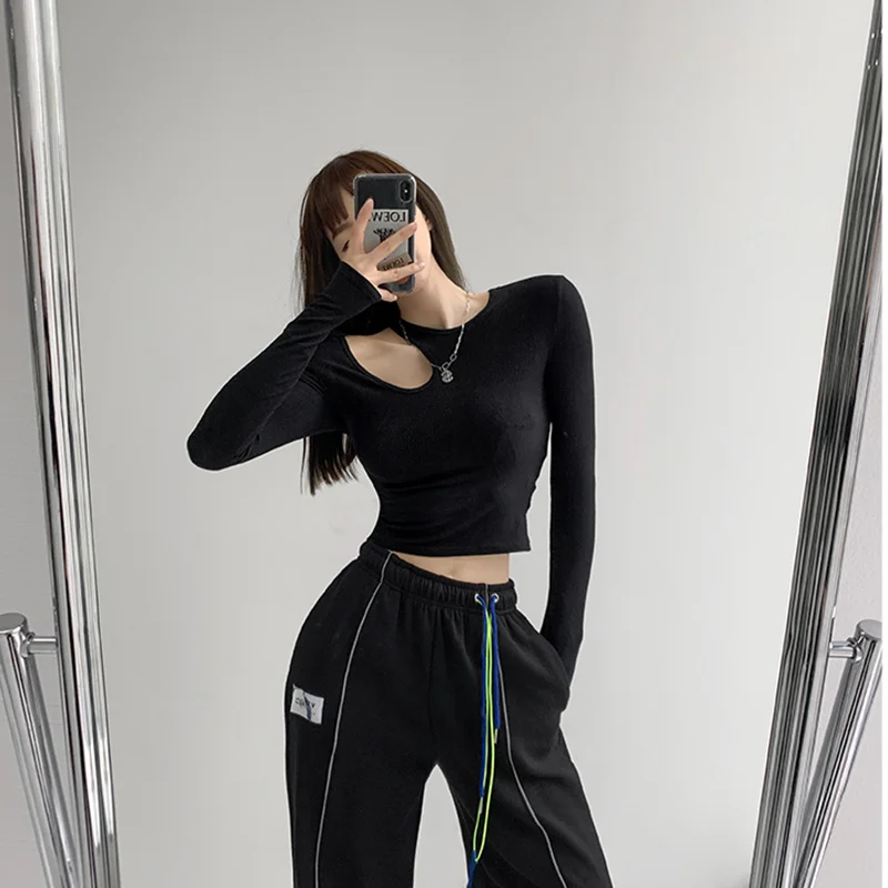 Women's 2023 Spring and Autumn New Style Long-sleevedT-shirt Trendy Net Red Sexy Tight-fitting ForeignScheming Versatile Top Ins
Women's 2023 Spring and Autumn New Style Long-sleevedT-shirt Trendy Net Red Sexy Tight-fitting ForeignScheming Versatile Top Ins