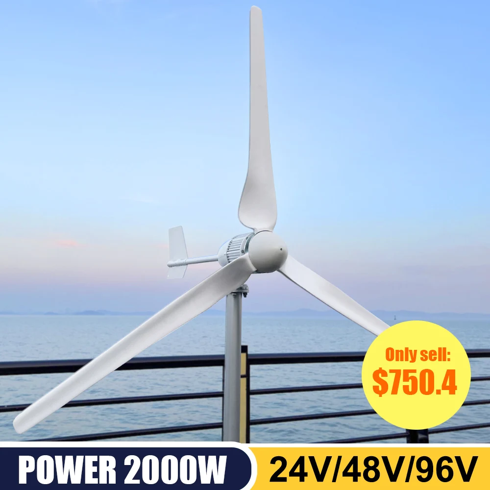 3000w 3kw Horizontal Wind Turbine Generator 96V 48V 24V Free Energy Magnetic Dynamo Strong Power 220v Inverter Output For Home
3000w 3kw Horizontal Wind Turbine Generator 96V 48V 24V Free Energy Magnetic Dynamo Strong Power 220v Inverter Output For Home