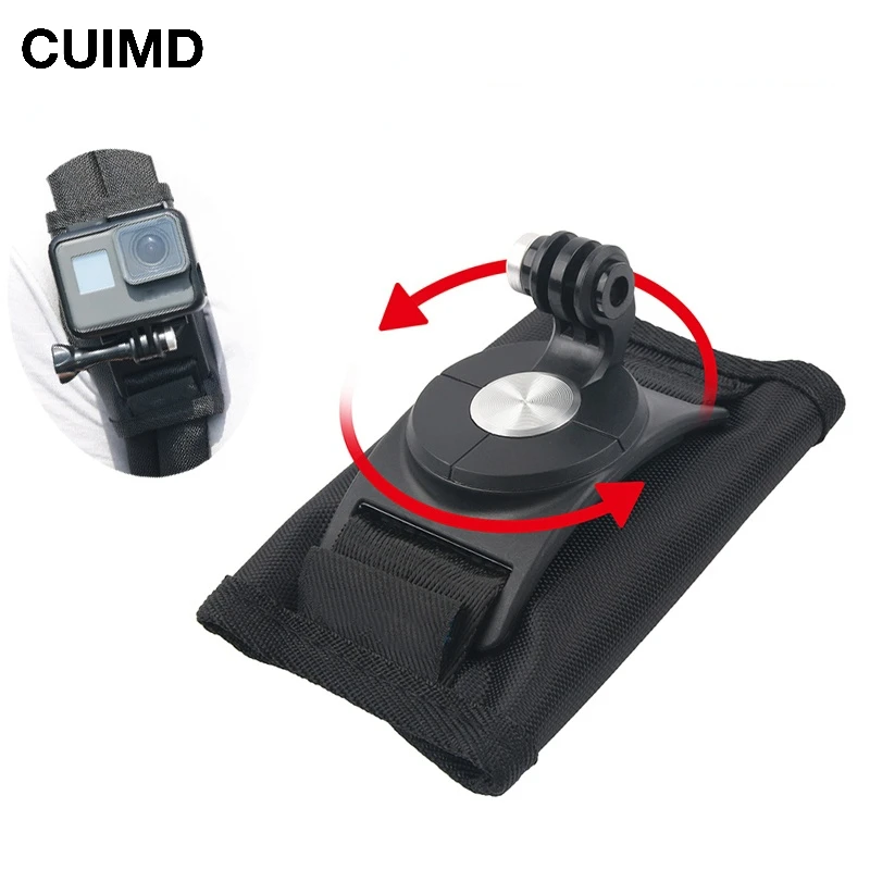360 Degree Rotation Quick Release Backpack Belt Button Mount Buckle Clip Adapter for Gopro Hero 987/6/5/4/3 Xiaoyi Action Camera
360 Degree Rotation Quick Release Backpack Belt Button Mount Buckle Clip Adapter for Gopro Hero 987/6/5/4/3 Xiaoyi Action Camera