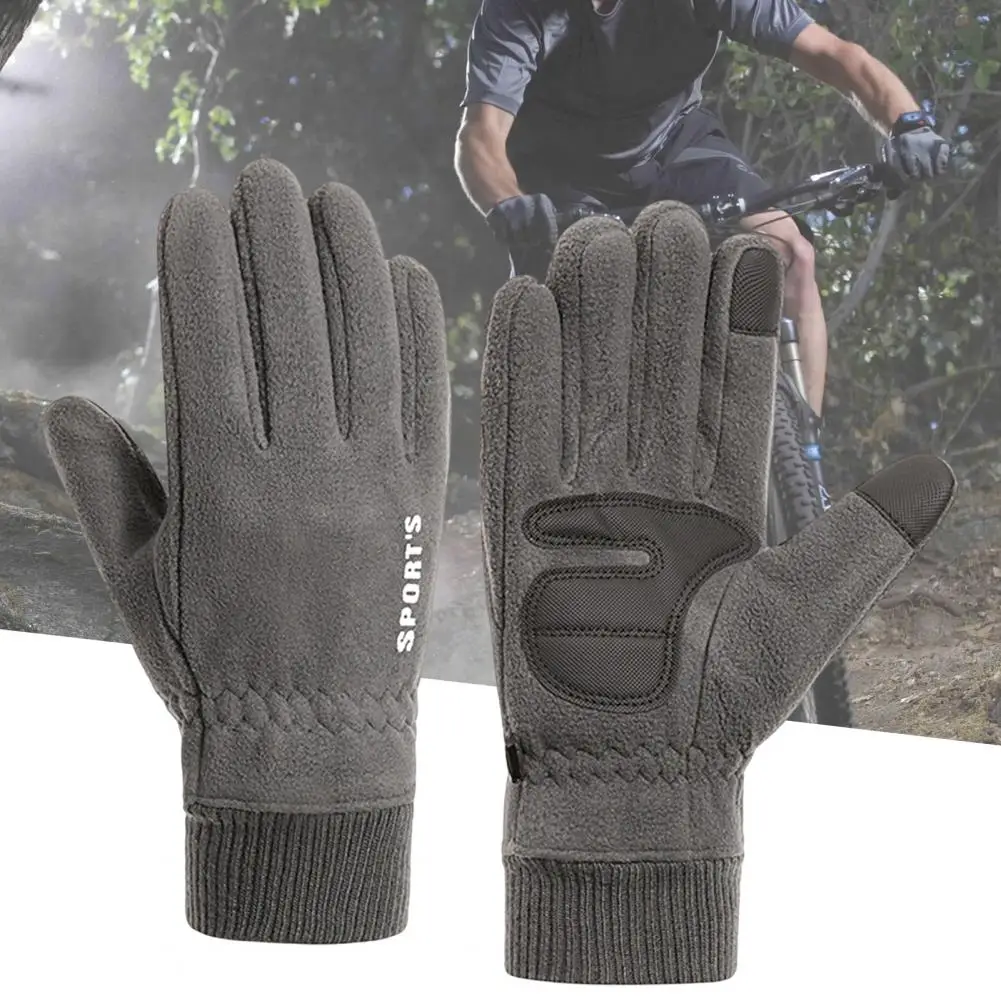 Anti-slip Plush Work Glovesfor Men Touch Screen Lining Polar Fleece Windproof Full Finger Thermal Cycling Gloves for Outdoor
Anti-slip Plush Work Glovesfor Men Touch Screen Lining Polar Fleece Windproof Full Finger Thermal Cycling Gloves for Outdoor