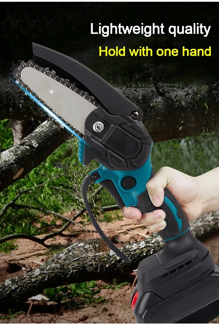 4inch rubber coating lithium chainsaw with saw charging home handheld handheld tree cutting tree logging saw outdoor chain saw
4inch rubber coating lithium chainsaw with saw charging home handheld handheld tree cutting tree logging saw outdoor chain saw