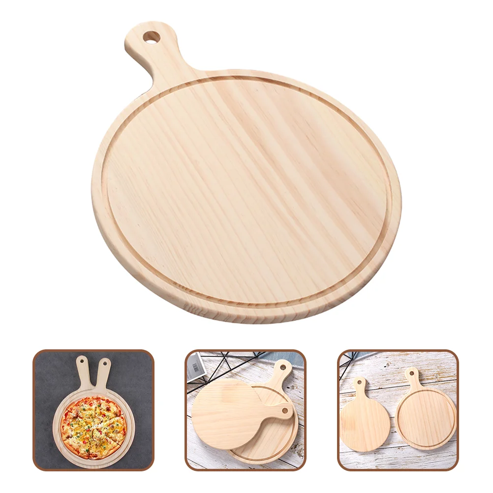 Round Tray Breadboard Wood Cutting Kitchen Utensil Snack Serving Plate Handle Pizza Peel Paddle
Round Tray Breadboard Wood Cutting Kitchen Utensil Snack Serving Plate Handle Pizza Peel Paddle