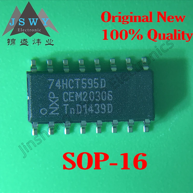 5PCS 74HCT595 74HCT595D SMD SOP16 Shift Register Logic Chip 100% Brand New Original From Stock Free shipping
5PCS 74HCT595 74HCT595D SMD SOP16 Shift Register Logic Chip 100% Brand New Original From Stock Free shipping