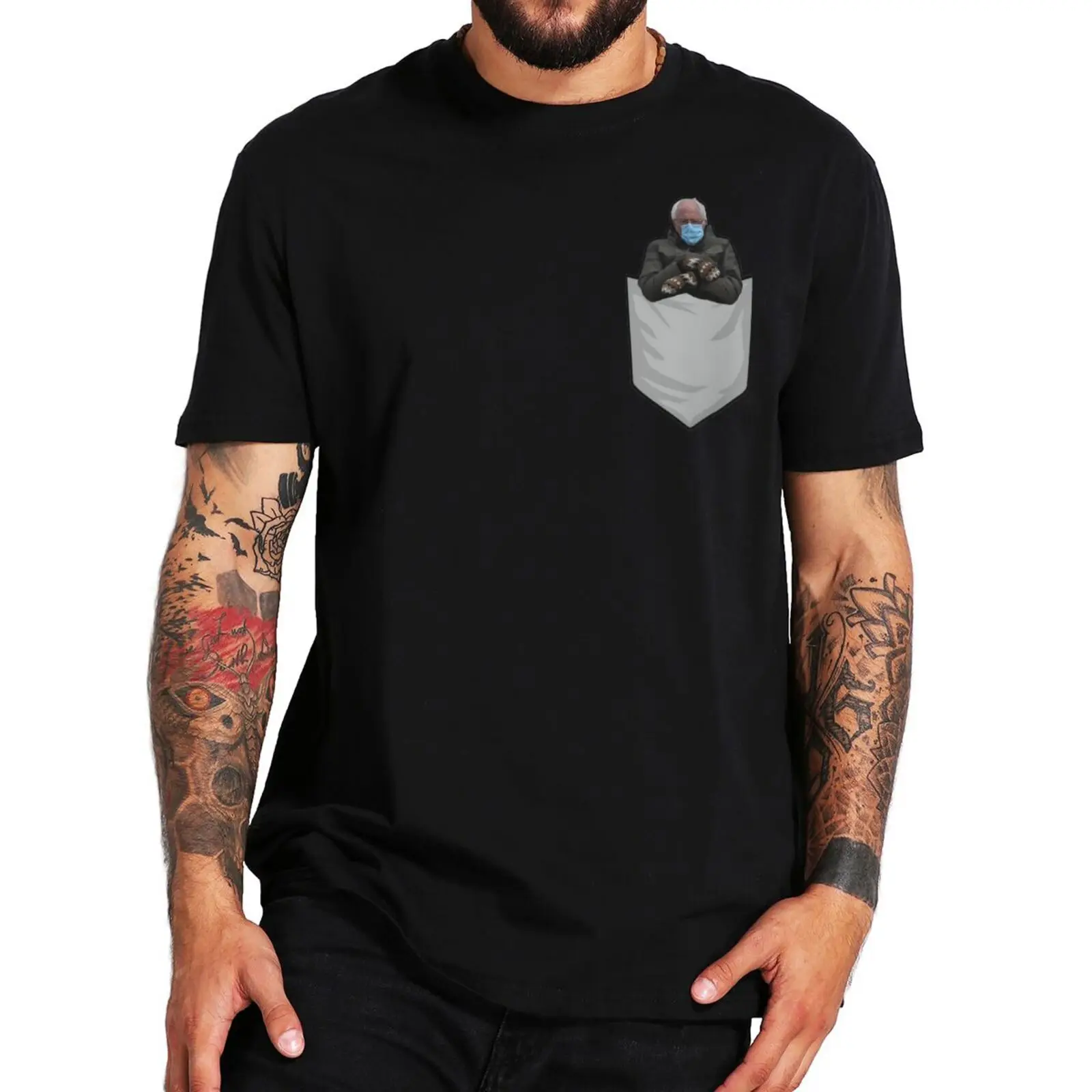 Bernie Mittens Pocket T-Shirt Funny Bernie Sanders Memes Gift Essential Tee Tops 100% Cotton Summer Casual Men T Shirt EU Size
Bernie Mittens Pocket T-Shirt Funny Bernie Sanders Memes Gift Essential Tee Tops 100% Cotton Summer Casual Men T Shirt EU Size