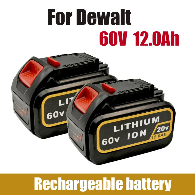 DCB606 18000mAh 20V/60V/120V MAX Battery, Replacement for Dewalt DCB609G DCB612 Work with All 20V/60V/120V Cordless Power Tools
DCB606 18000mAh 20V/60V/120V MAX Battery, Replacement for Dewalt DCB609G DCB612 Work with All 20V/60V/120V Cordless Power Tools
