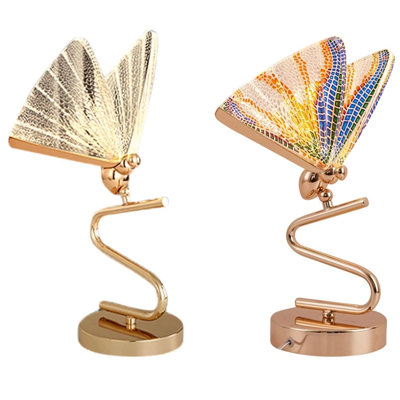 Butterfly Lampshade Night Lamps Nordic Bedside Table Lamp Luxury Light Modern Bedroom Hall Desk Lamp For Living Room
Butterfly Lampshade Night Lamps Nordic Bedside Table Lamp Luxury Light Modern Bedroom Hall Desk Lamp For Living Room