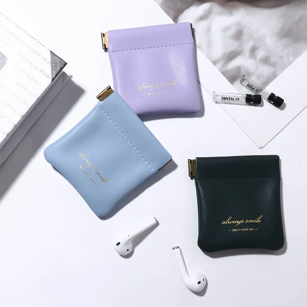 Storage Bag PU Leather Sundries Case Earphone Protective Sleeve Cosmetic Bag Mini Earphone Bag Small Coin purse
Storage Bag PU Leather Sundries Case Earphone Protective Sleeve Cosmetic Bag Mini Earphone Bag Small Coin purse
