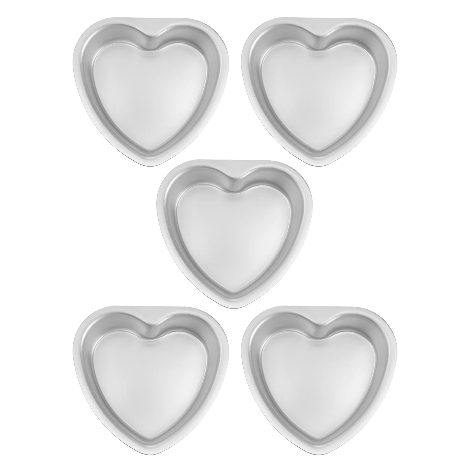 5 Pcs Chocolate Silicone Molds Bread Tins Heart Baking Tin Cake Mold Baking Pan Small Cake Pan Mini Cake Pans Child
5 Pcs Chocolate Silicone Molds Bread Tins Heart Baking Tin Cake Mold Baking Pan Small Cake Pan Mini Cake Pans Child