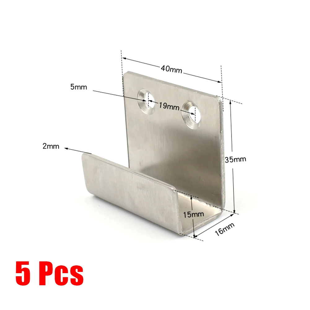 5PCS Stainless Steel Flat Hooks Hanger Ceramic Tile Billboard Display Board Holder Braces Brackets Fasteners Screws Nails
5PCS Stainless Steel Flat Hooks Hanger Ceramic Tile Billboard Display Board Holder Braces Brackets Fasteners Screws Nails
