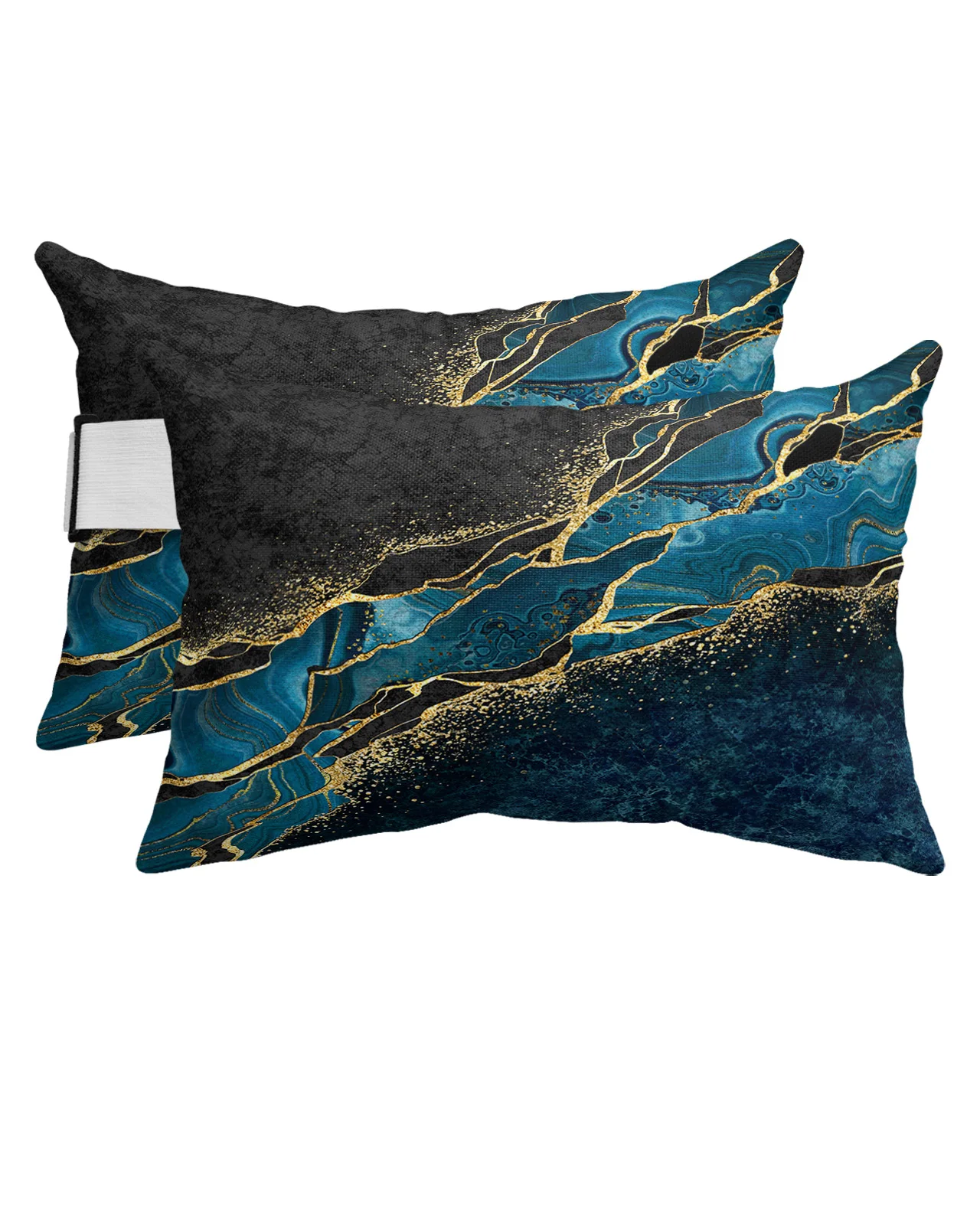 Abstract Black Marble Blue Malachite Waterproof Pillow With Insert Adjustable Lounge Chair Recliner Head Lumbar Travel Pillow
Abstract Black Marble Blue Malachite Waterproof Pillow With Insert Adjustable Lounge Chair Recliner Head Lumbar Travel Pillow