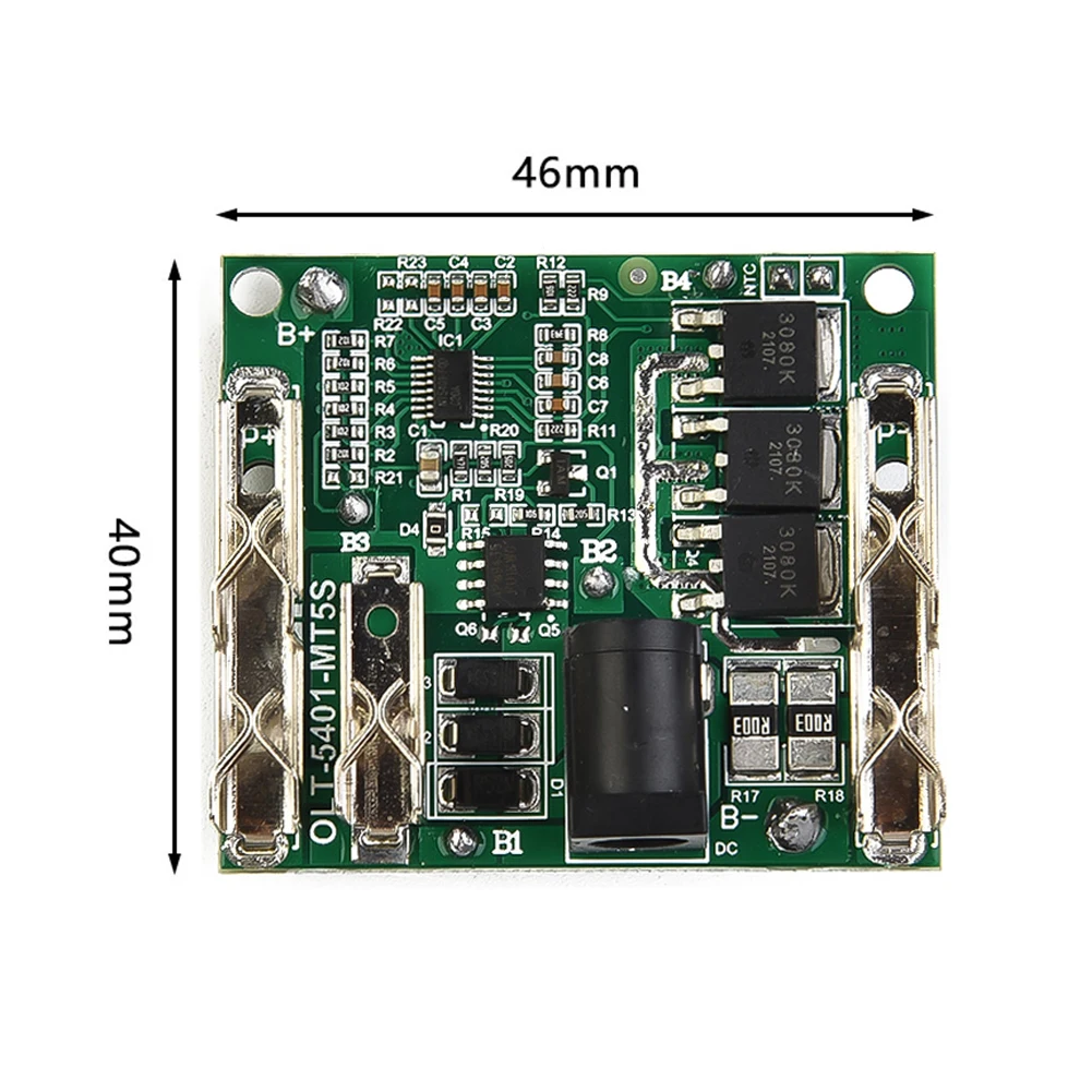 Protection Board 1.81*1.57" For Power Tools 5S 18V 21V 20A Battery Charging Protection Board BMS Module
Protection Board 1.81*1.57" For Power Tools 5S 18V 21V 20A Battery Charging Protection Board BMS Module