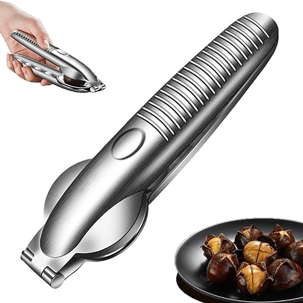 Nutcracker Chestnut Opener 304 Stainless Steel Chestnut Cutter Tool Chestnut Clip Walnut Opener Nut Opener Kitchen Accessories
Nutcracker Chestnut Opener 304 Stainless Steel Chestnut Cutter Tool Chestnut Clip Walnut Opener Nut Opener Kitchen Accessories