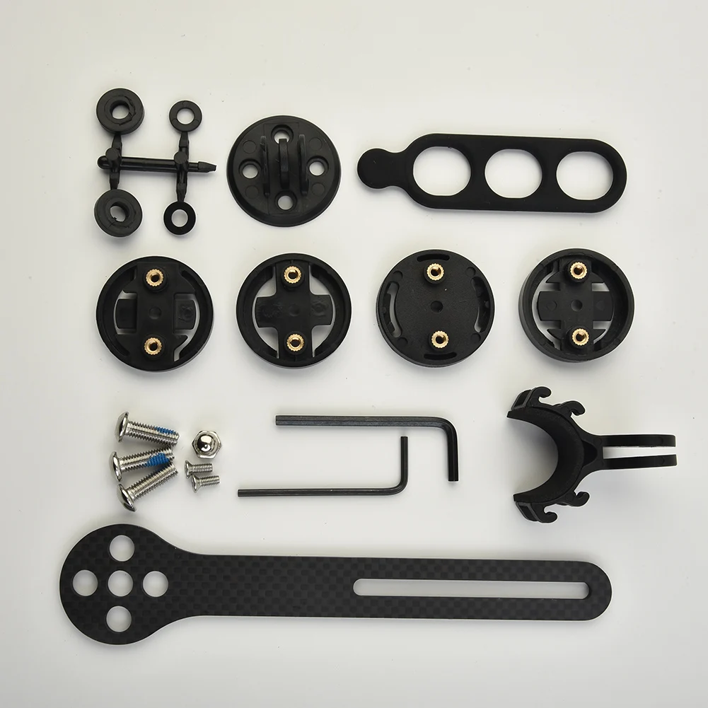 For Bryton GARMIN Giant Computer Mount Bicycle Bracket Set Spare Parts Accessories Carbon Fiber+Plastic Fittings
For Bryton GARMIN Giant Computer Mount Bicycle Bracket Set Spare Parts Accessories Carbon Fiber+Plastic Fittings