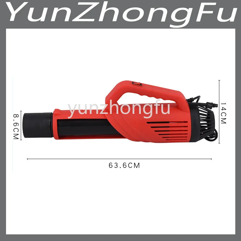 Agricultural electric sprayer, hand-held air blast gun, high pressure blow dryer spray machine mist sprayer no battery
Agricultural electric sprayer, hand-held air blast gun, high pressure blow dryer spray machine mist sprayer no battery