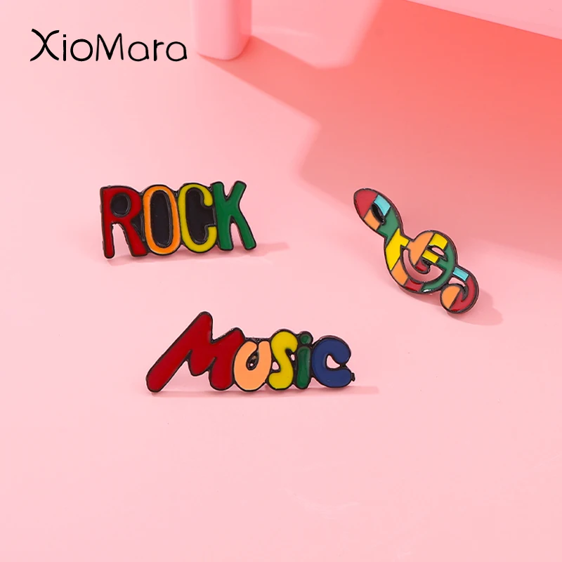 Rock Music Note Enamel Pins Custom Rainbow Pattern Ins Trendy Party Brooches Lapel Badges Cool Jewelry Gifts For Couple Friends
Rock Music Note Enamel Pins Custom Rainbow Pattern Ins Trendy Party Brooches Lapel Badges Cool Jewelry Gifts For Couple Friends