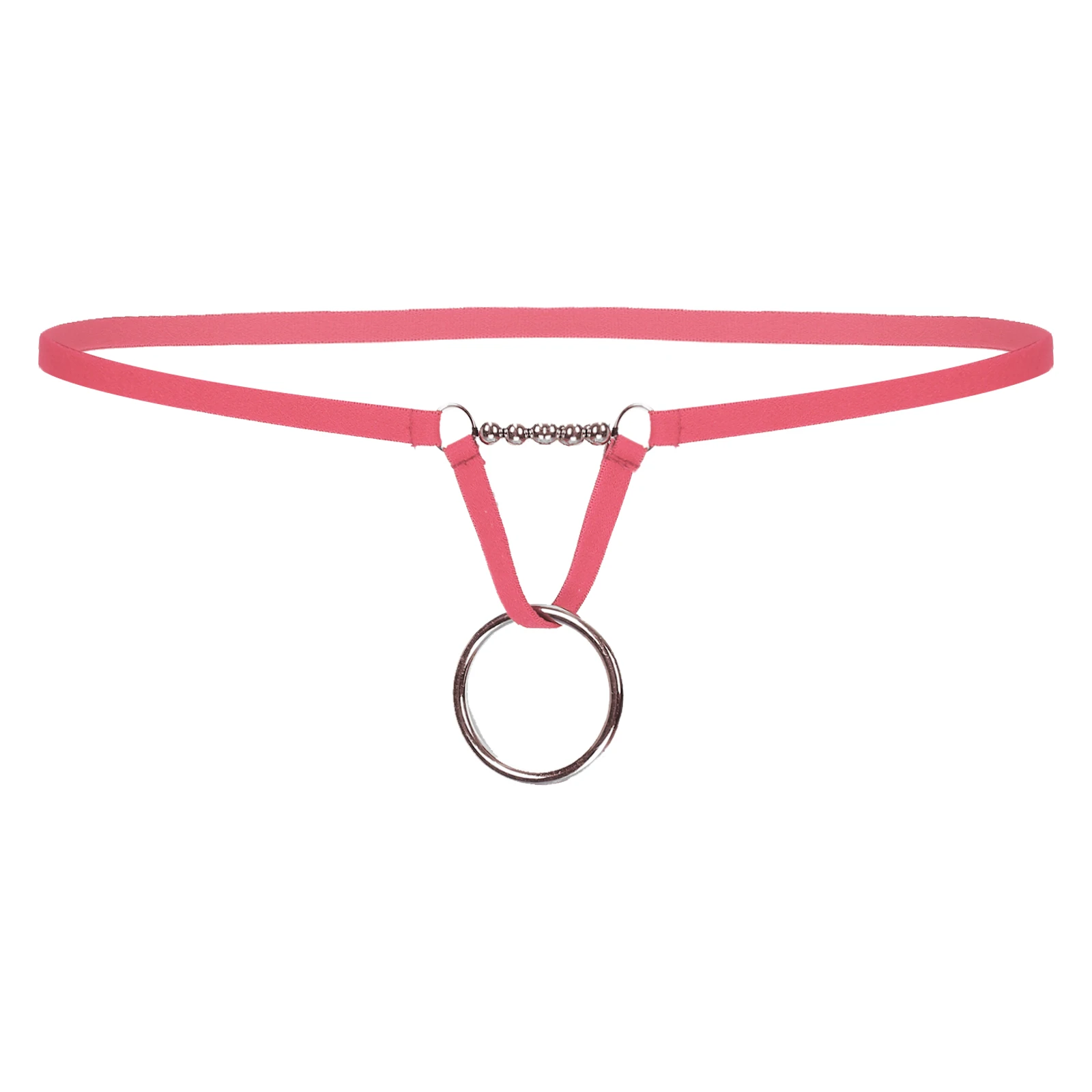 Sexy Mens O Ring Low Waist G-string Beaded Elastic Waistband Crotchless Open Butt Thongs Underwear
Sexy Mens O Ring Low Waist G-string Beaded Elastic Waistband Crotchless Open Butt Thongs Underwear