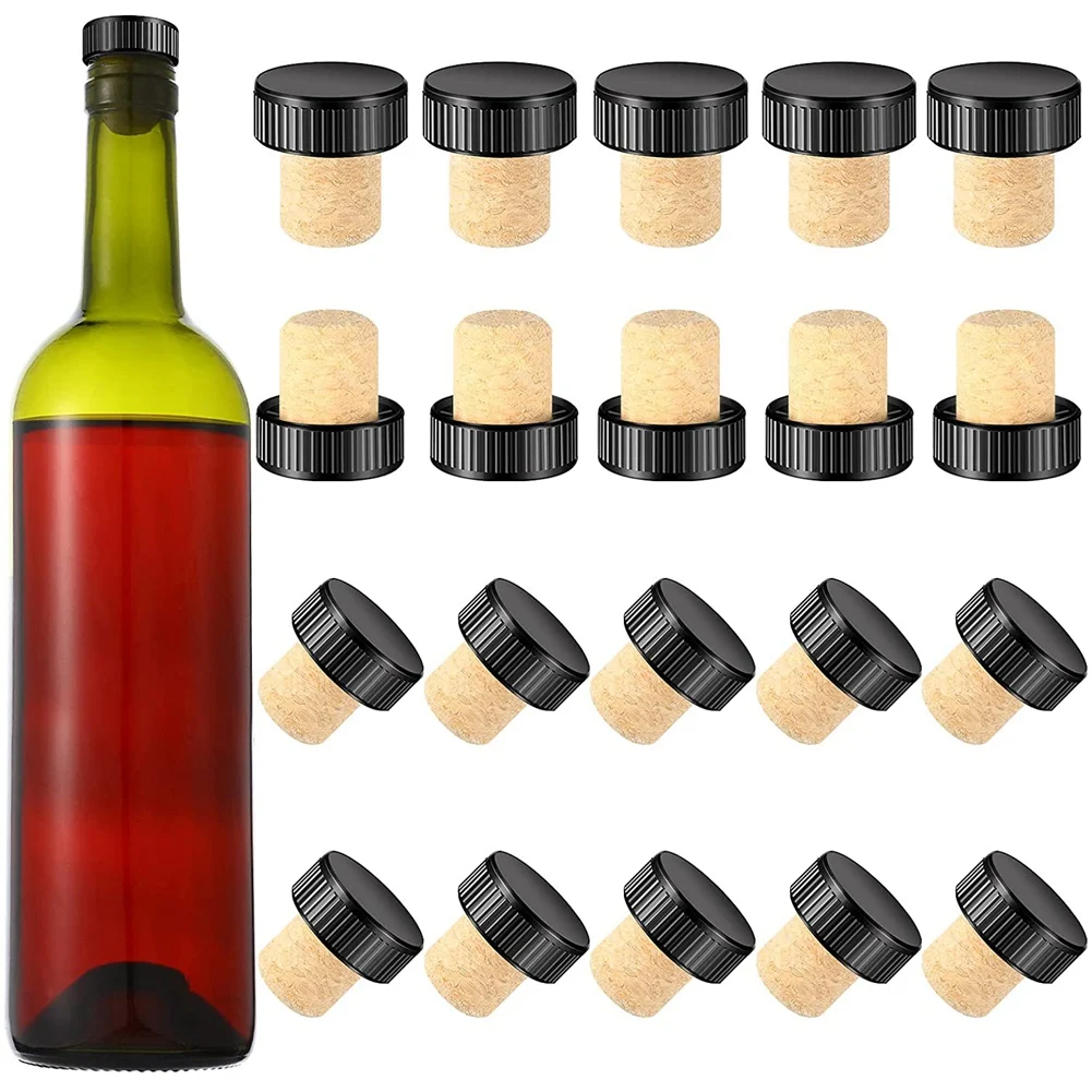 Cork Plugs Cork Stoppers Tasting Corks T-Shape Wine Corks with Plastic Top Wooden Wine Bottle Stopper Bottle Plugs Corks
Cork Plugs Cork Stoppers Tasting Corks T-Shape Wine Corks with Plastic Top Wooden Wine Bottle Stopper Bottle Plugs Corks