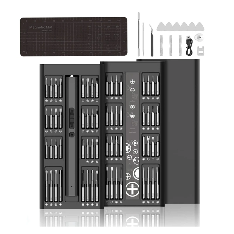 82 In 1 Electric Screwdriver Precision Screwdriver Set Magnetic Mini Drill For Electronics Laptop Glasses Watch Phone 
82 In 1 Electric Screwdriver Precision Screwdriver Set Magnetic Mini Drill For Electronics Laptop Glasses Watch Phone